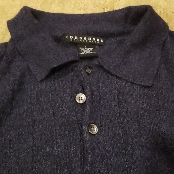 Super soft mens sweater by consensus sportswear - Picture 1 of 4